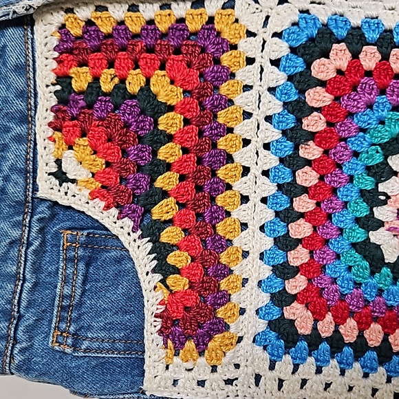 NWT Farm Rio Jean Shorts - Picture 3 of 10